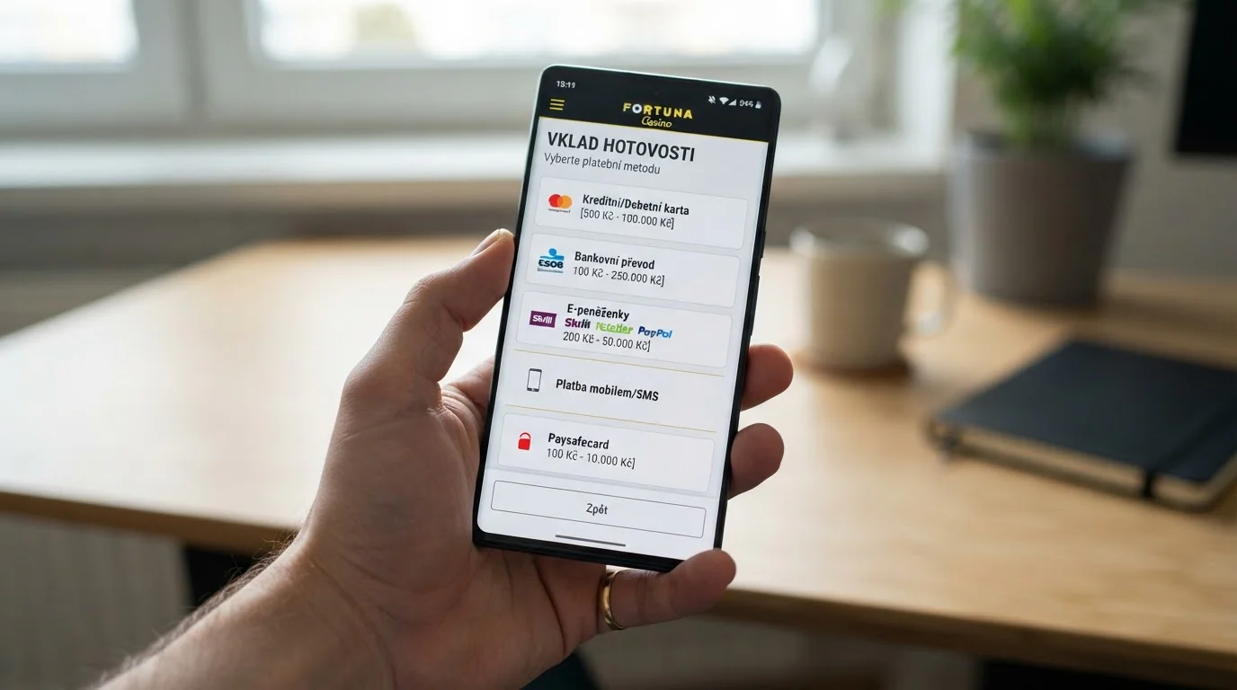 Mobilní telefon s prázdným cashier menu bez SMS možnosti