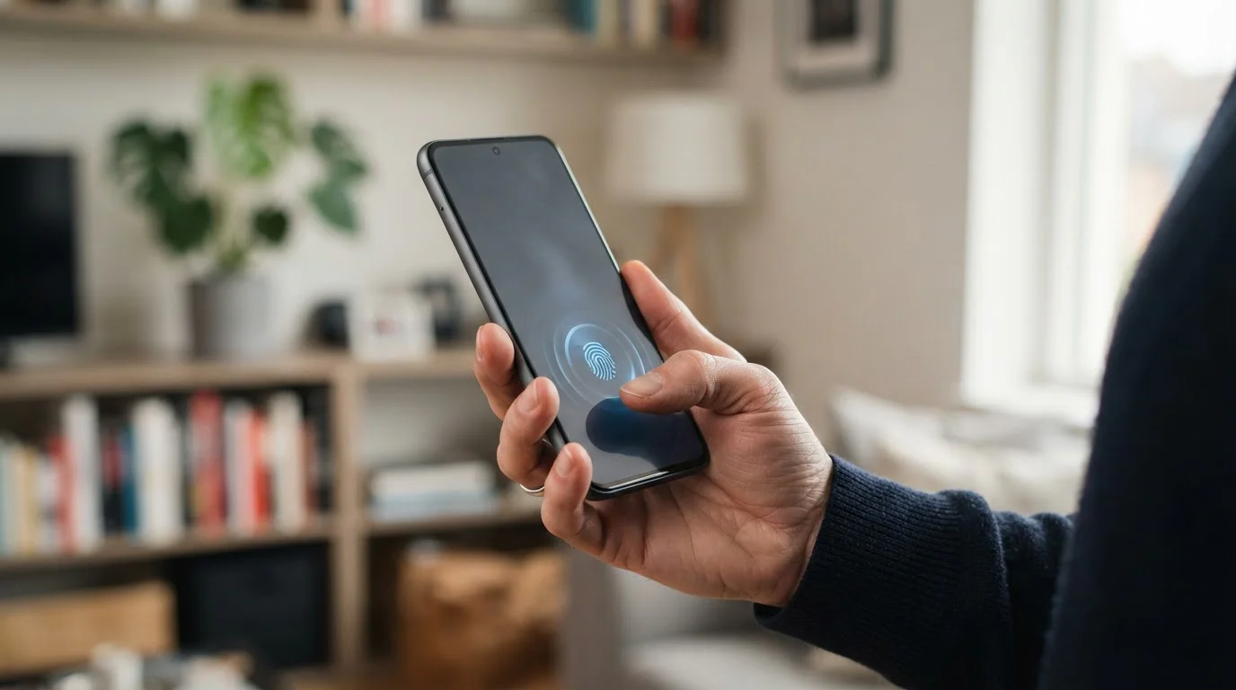 Mobilní platba Android telefon biometrické ověření