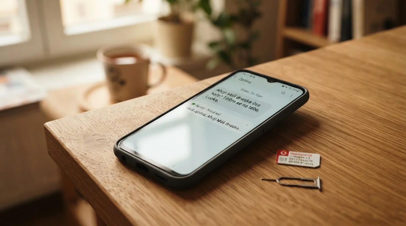 Mobilní telefon s SMS platbou a českou SIM kartou